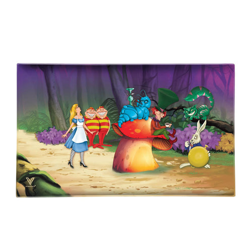 ALICE MUSHROOM GLASS TRAY